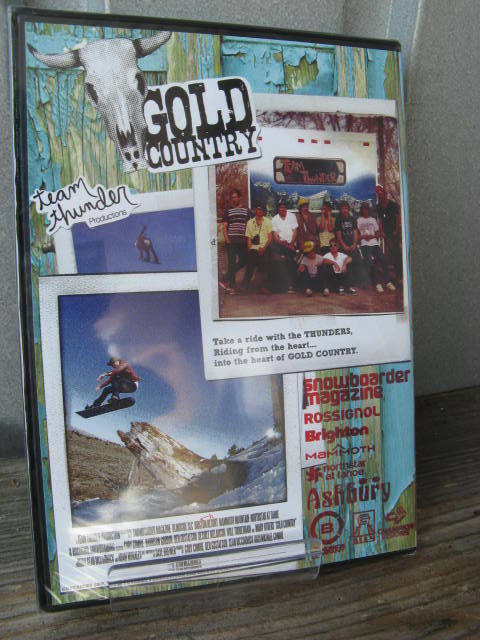 ≪30%OFF≫≪1万円以上の購入で送料無料≫SNOWBOARD DVD【GOLD COUNTRY】TEAM THUNDER PRODUCTS