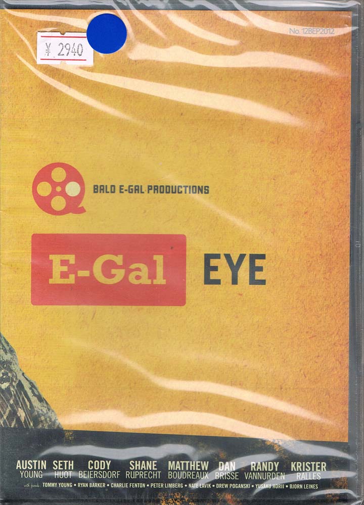 ≪30%OFF≫≪1万円以上の購入で送料無料≫SNOWBOARD DVD【E-GAL EYE】BALD E-GAL PRODUCTIONS