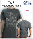 【20%OFF】≪一万円以上の購入で送料無料≫UNITED BY BLUE CYCLE S/S TEE 【GUNMETAL】【S】41MCYGMC2【u】(4)