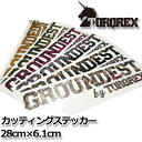 TORQREX カッティングステッカー カモ柄 ヘビ柄 箔色 グランデストロゴ Lサイズ