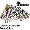 ブランド：TORQREX モデル：グランデストロゴ カッティングステッカー サイズ：28×6.1cm 老舗ブランドTORQREXのカッティングステッカー メーカー希望小売価格はメーカーカタログに基づいて掲載しています