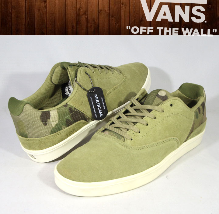 VANS バンズ VARIABLE バリアブル KHAKI/OLIVE スケシュー シューズ 30％OFF