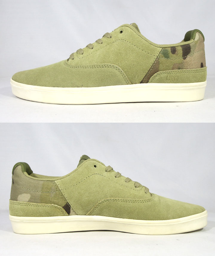 VANS バンズ VARIABLE バリアブル KHAKI/OLIVE スケシュー シューズ 30％OFF