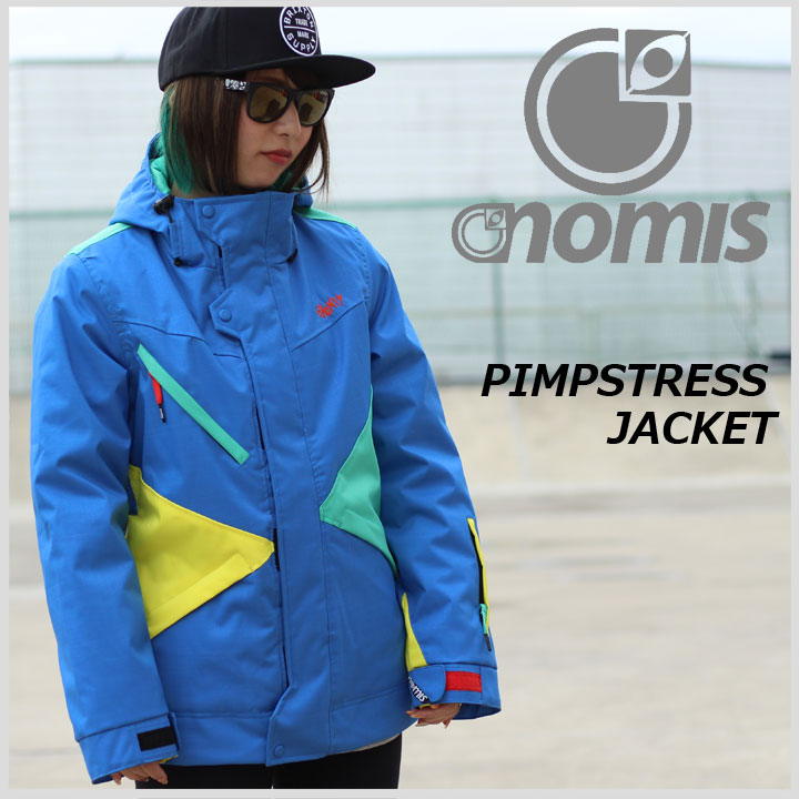 NOMIS ノーミス W'S PIMPSTRESS JACKET ピンプストレスジャケット BLUE 40%OFF 送料無料 訳アリ特価品