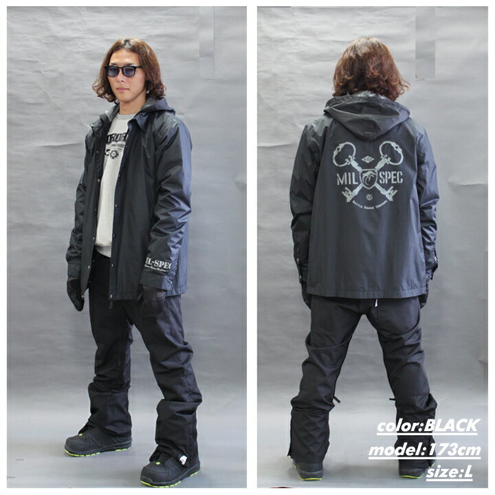 MIL-SPEC ミルスペック FERMAT JACKET フェルマージャケット 耐水 透湿 メンズ レディース スノーボードウェア−
