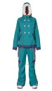 ≪送料無料&即出荷≫SNOW WEAR 『 X-nix 』 WOMENS MICRO BORDER TSUNAGI GN 【XS/S/M/L】 XN1821P6...