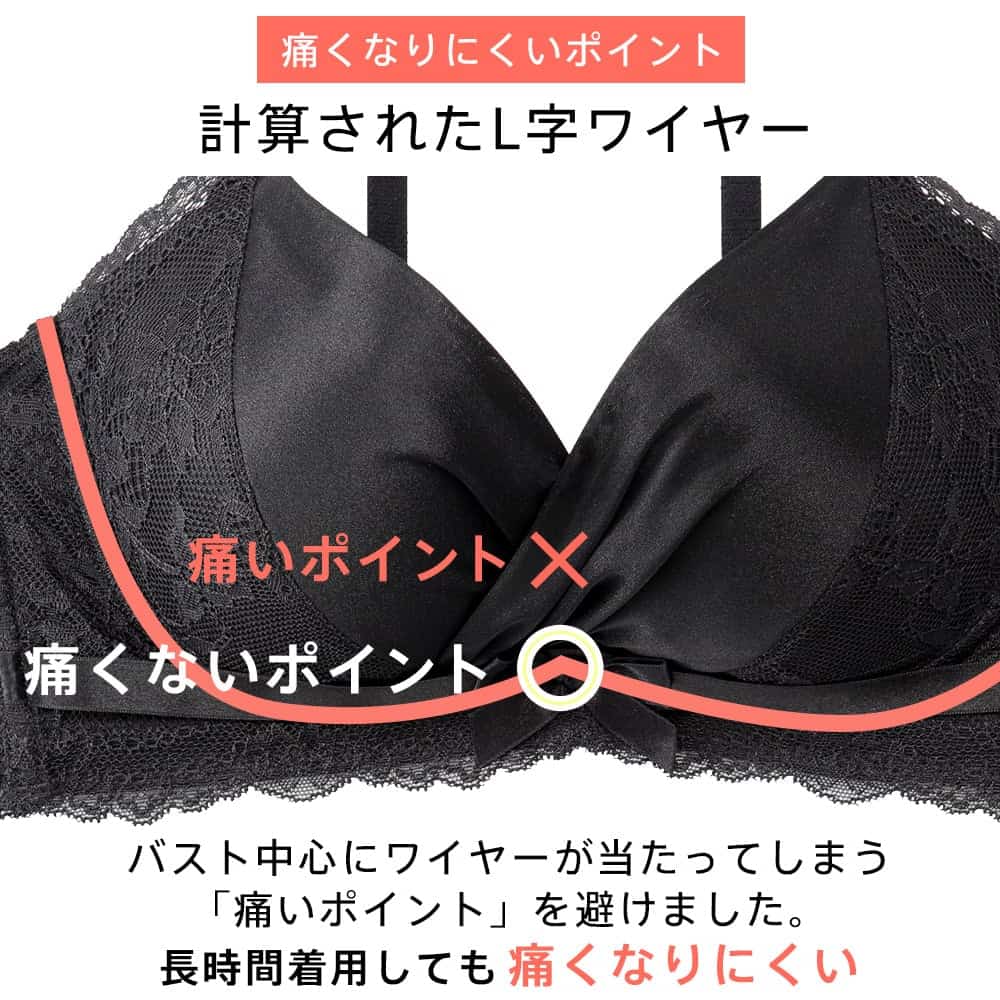 ブラジャー ショーツ セット サテン カシュクールレース 脇高 ブラジャー&ショーツ(下着 レディース ブラ かわいい 女性 脇肉 ブラセット ブラショーツ 谷間 ブラショーツセット バスト 寄せ スッキリ ブラ&ショーツ 上下 ピンク セクシー レース l字ワイヤー ランジェリー)