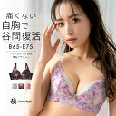 【30％OFFクーポン】ブラジャー ブルームレース 脇高 単品ブラジャー(下着 女性 脇肉 花柄 セクシー レディース 寄せ…