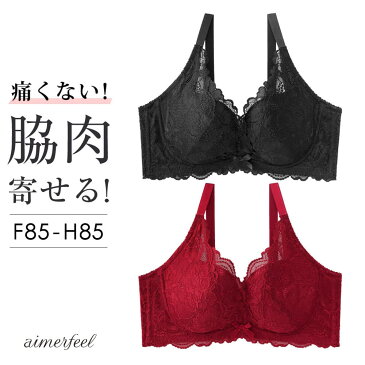 ブラジャー 85アンダー カシュクールレース脇高ブラ (R) 単品ブラジャー(F85/G85/H85)(女性 大きいサイズ 下着 脇肉 脇高ブラ 総レース 谷間 アンダー85 F85 G85 H85 レディース ブラ 女性下着 ランジェリー 脇高 脇高設計 かわいい)