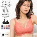 大きいサイズ レースリフト 脇高 単品ブラジャー (FGHカ