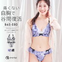 【バーゲン 20%OFF】アドミレフラワー カシュクールレース脇高ブラ(R) ブラジャー&ショーツ(下着 レディース 女性 ブラショーツ セット谷間 盛ブラ 盛...