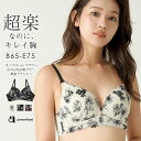【MAX30%OFFクーポン】ストレスフリー モノクローム フラワー aimerfeel楽ブラ(R) 単品ブラジャー(下着 レディース 女性 楽ちん 柔らかい ...