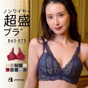 【期間限定 送料無料】ブラジャー ストレッチレース ノンワイヤー 超盛ブラ(R) 単品ブラジャー(下着 レディース ブラ 女性 ノンワイヤーブラ セクシー 超盛...