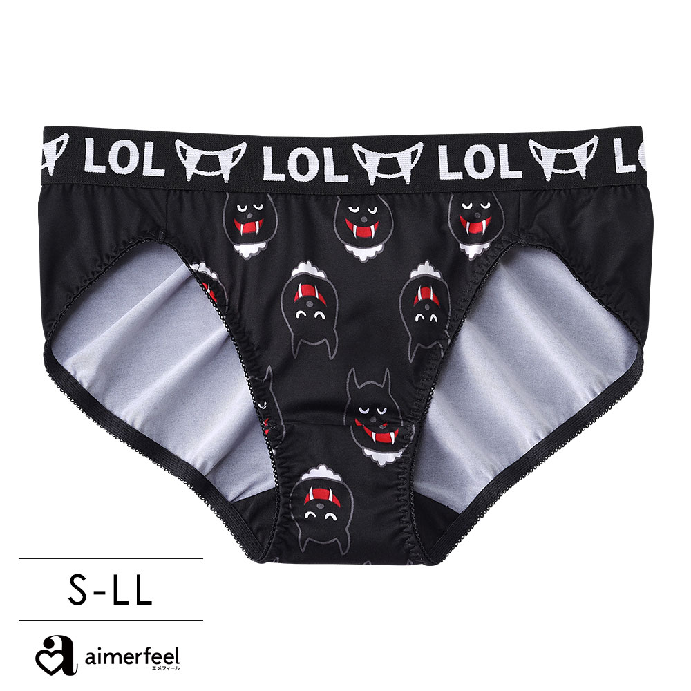 【半額 楽天スーパーSALE】スタンダードショーツ デビル柄 プレーンショーツ(下着 女性 パンツ ショーツ デビル カップル お揃い カジュアル かわいい パンティ パンティー 単品 セクシー ペアパンツ ペア 男女 セクシーショーツ スタンダード 総柄 ハロウィン おそろい 安のサムネイル