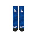 【タイムセール】STANCE SOCKS スタンス ソックス DODGERS DYE ドジャースダイ A556A25DOD#ROY 靴下 メジャーリーグ公式 MLB チームソックス メンズ 野球 スポーツ おしゃれ ブランド