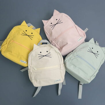 stample スタンプル ネコリュック ナイロン リュックサック 子供用 猫 ねこ 入園入学 遠足 バック 子供用リュックサック 男の子 女の子 こども 子供 子ども 軽量 かわいい おしゃれ オシャレ 通園バッグ エコバック リュック e6038