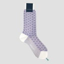 BRESCIANI(ブレッシアーニ)EMBROIDERED SOCKS PURPLE(4)