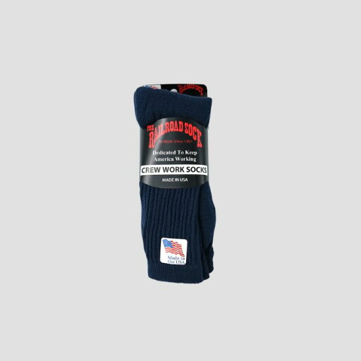 RAILROAD SOCK(レイルロードソック)Men’s Crew Work 3 Pairs NAVY RAILROAD SOCK(レイルロードソック)Men’s Crew Work 3 Pairs NAVY