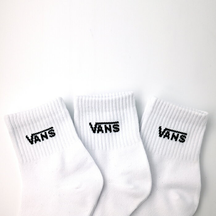 VANS（バンズ）Classic Half Crew Sock WHITE