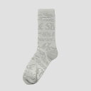 40s & Shorties(フォーティーズ アンド ショーティーズ)WAVY TEXT LOGO SOCKS GREY