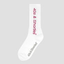 40s & Shorties(フォーティーズ アンド ショーティーズ)SLIM TEXT LOGO SOCKS WHITE