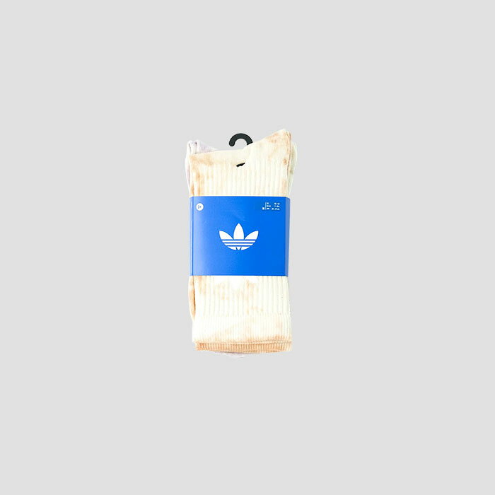 adidas アディダス adidas Originals TIE DYE クルーソックス 3PACK HALOBLUSH/SILVERDAWN/CREAMWHITE