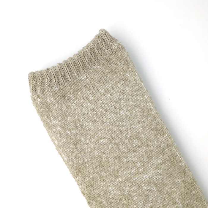 NODAL（ノーダル）Towel Socks GREEN BEIGE