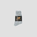 New Balance(ニューバランス) MEN コンフォートミッドソックス AG(アスレチックグレー)
