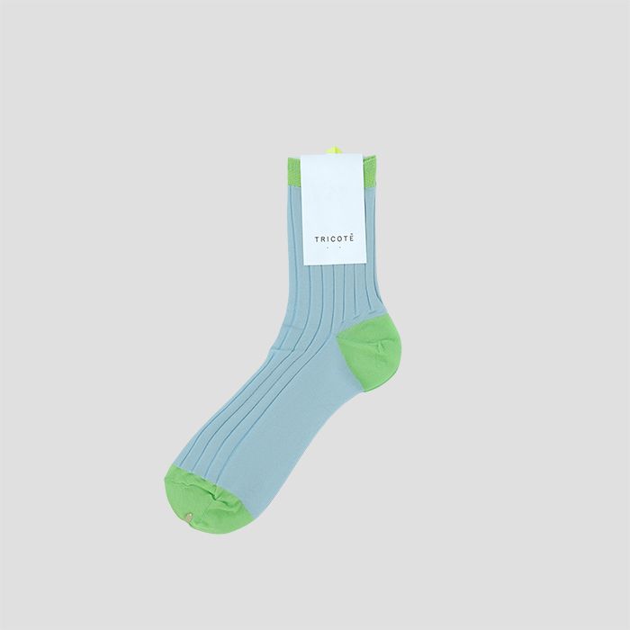 TRICOTE（トリコテ）SEE-THROUGH RIB SOCKS / シースルーリブソックス GREEN