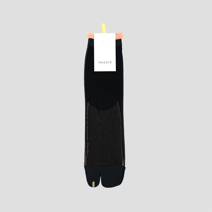 TRICOTEigRejSHEER LAME TABI SOCKS / VA[^r\bNX BLACK