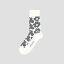 marimekko(マリメッコ)Kirmailla Unikko グレー×ホワイト