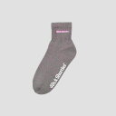40s & Shorties(フォーティーズ アンド ショーティーズ)SPECKLE HALF SOCKS PINK/GREEN