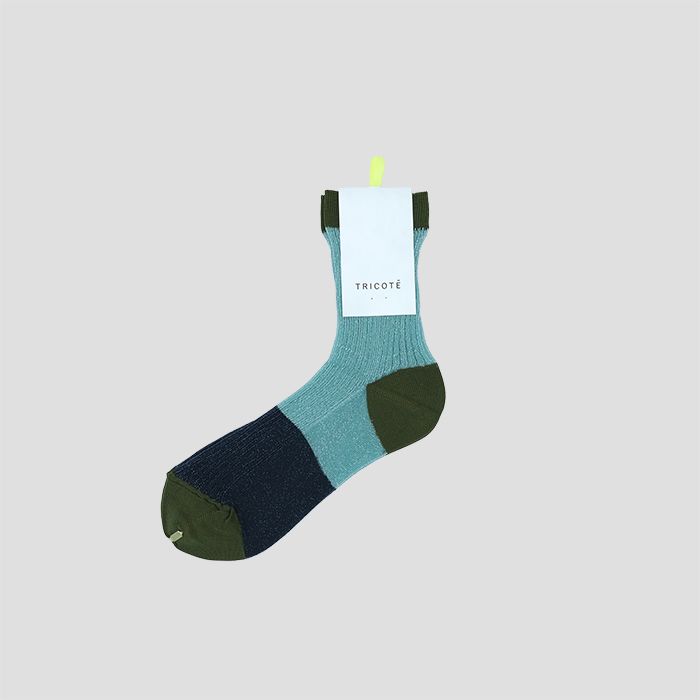 TRICOTEigRejSHEER RIB SOCKS / VA[u\bNX MINT