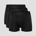 Resterods（レステロッズ） REGULAR LEG BOXER BAMBOO 3P BLACK