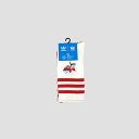 adidasiAfB_Xjadidas Originals SOCKS CRW 2PACK OFFWHITE/POWER RED