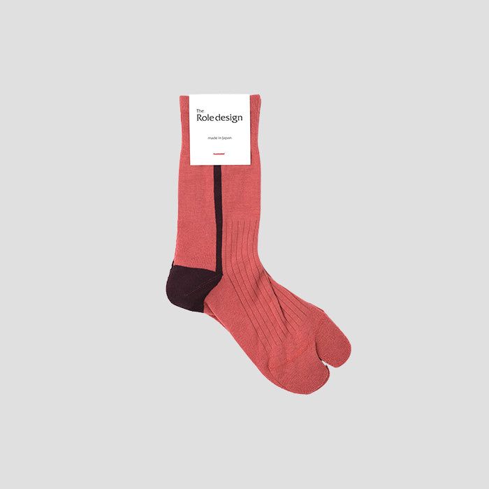 The Role designiUE[fUCjSIDE LINE SOCKS WOMENS DARK PNK