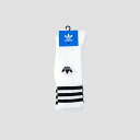 adidas(アディダス)adidas Originals SOLID CREW SOCK ソリッドクルーソックス 3PACK WHITE
