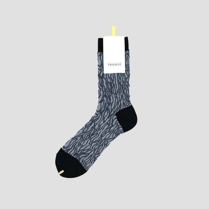 トリコテ 靴下 レディース TRICOTE（トリコテ）BUMPY GRAIN SOCKS / バンピーグレインソックス BLACK