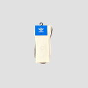 adidas(アディダス)adidas Originals CREW SOCK クルーソックス 2PACK WHITE/LIGHT BROWN(4)