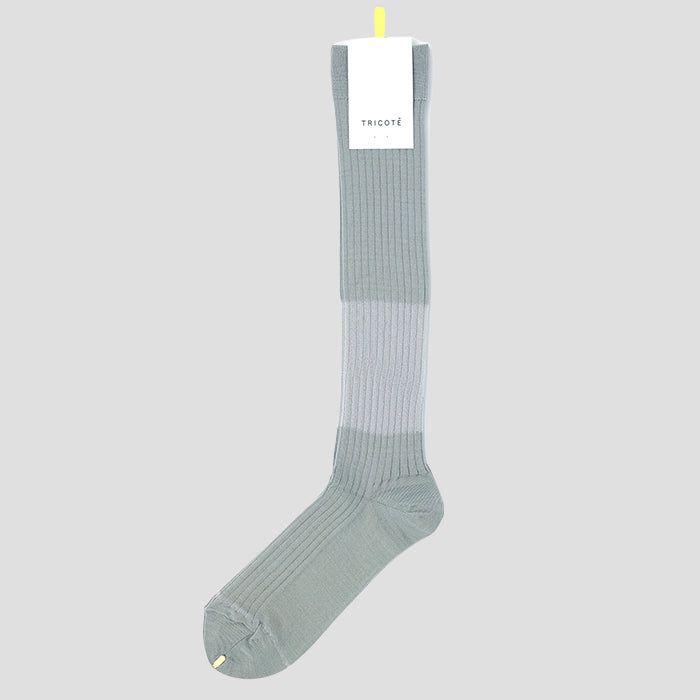 トリコテ 靴下 レディース TRICOTE（トリコテ）MERCER RIB HIGH SOCKS / マーサーリブハイソックス L.GRAY