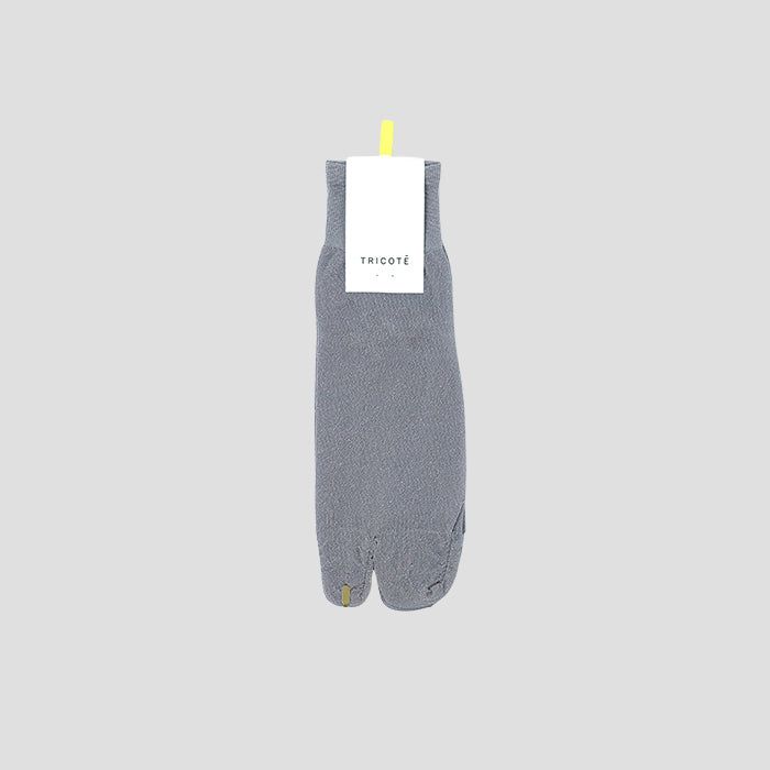 TRICOTEigRejLAME TABI SOCKS / ^r\bNX SILVER