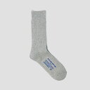 ATELIER BETON(アトリエベトン)COMFORT RIB PILE SOCKS TOP GRAY(232104)