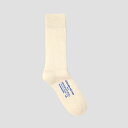 ATELIER BTONiAgGxgjCOMFORT RIB PILE SOCKS IVORY