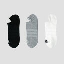 【SALE 30%OFF】adidas(アディダス)ノーショー ソックス 3PACK MULTI