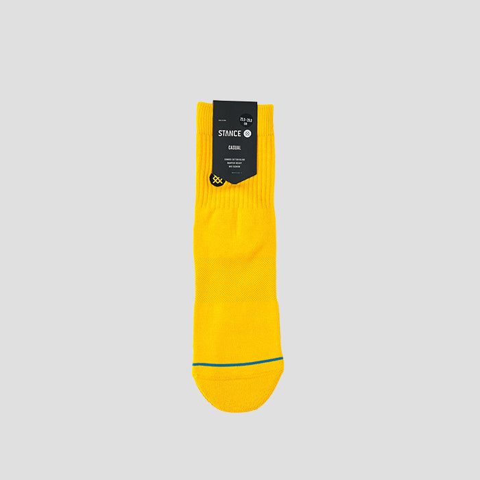 STANCE（スタンス）ICON QUARTER (YELLOW) L