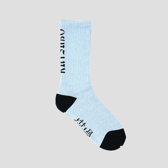 RUTSUBOiājMELANGE OG SOCKS 23 SKY BLUE