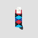 Happy Socks（ハッピーソックス）HS Argyle Sock RED