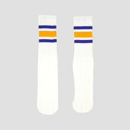 SKATERSOCKS（スケーターソックス）19インチ ラインチューブソックス&nbsp;PURPLE/GOLD STYLE3