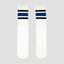 SKATERSOCKS（スケーターソックス）19インチ ラインチューブソックス nbsp BLACK/ROYAL BLUE