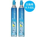 【新規用】ソーダストリーム 専用ガスシリンダー(新規購入用)60L　炭酸水メーカー